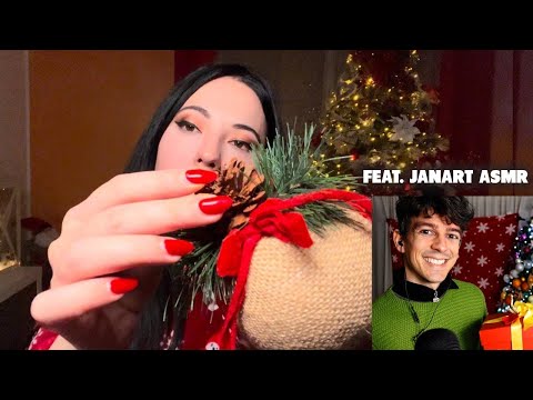 TRIGGERS NATALIZI PER AUGURARTI BUON NATALE 🎅🎄 ASMR feat @JanArtASMR