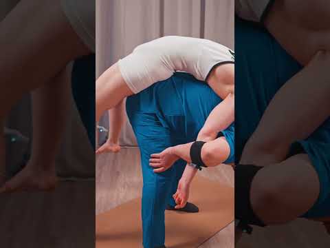 Creative massage-and-stretch session #shorts