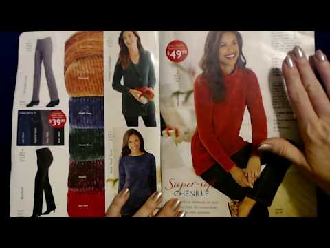 ASMR Women's Clothing Catalog Show & Tell (Whisper)