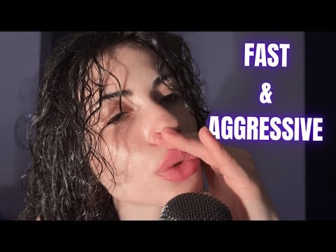 ASMR %99 No Talking | Fast & Aggressive Mouth Sounds