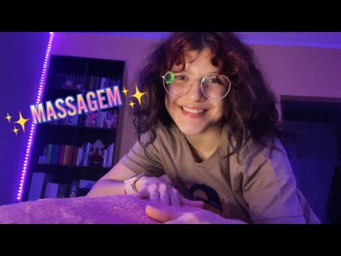 ASMR ~ Massagem relaxante nas suas costas 🫶🏻