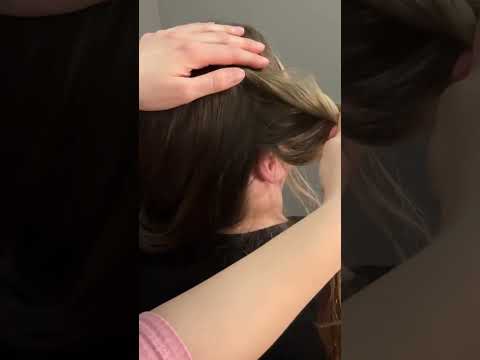 ASMR Hair Pull Head Massage #hairplay #asmrmassage #oddlysatisfying #asmrforsleep #tingles