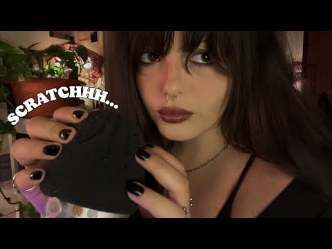 rare & specific INTENSE foam mic scratching ASMR (anticipatory)