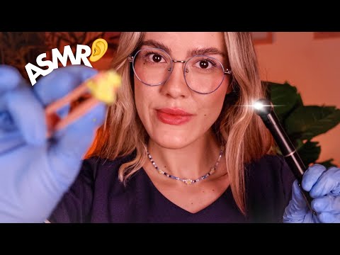 ASMR ROLEPLAY | Limpeza de Ouvido realista 👂🏼💆🏻‍♀️ Voz Suave e Atenção Pessoal