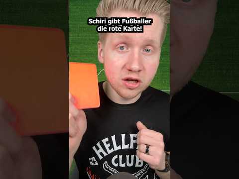 Schiri gibt Fußballer die rote Karte! #asmr