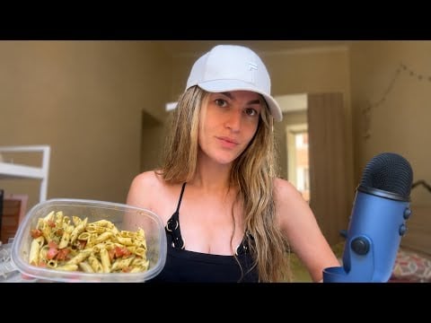 EATING PASTA FREDDA POST MARE ☀️🍝 (asmr ita)