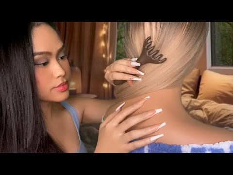 ASMR House Call | I’m Coming Over To Play W/ Your Hair, Scratch Your Back + Face Touching | Roleplay