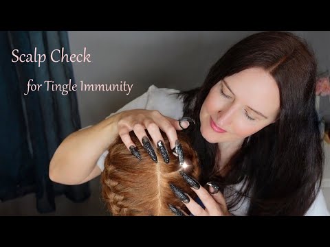 ASMR Intense Scalp Check with Long Claws (Whispered)