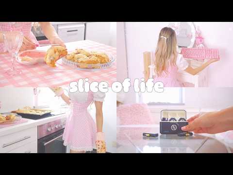 slice of life ₍⑅ᐢ..ᐢ₎ baking ⋅ unboxing ⋅ keyboard cleaning (soup asmr) ⋅ pink pinterest girl