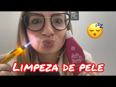 ASMR Caseiro com Limpeza de pele relaxante #asmr #limpezadepele