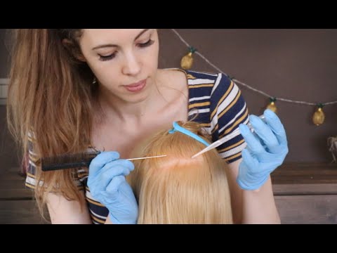 ASMR Scalp Check & Scalp Treatment