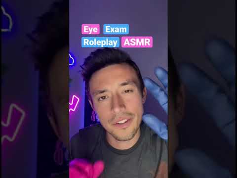 Fast Eye Exam Roleplay ASMR | Fast ASMR | Corey ASMR