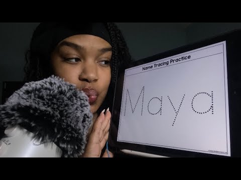 ASMR | Tracing My Subscribers Names PT 2 ✨| brieasmr