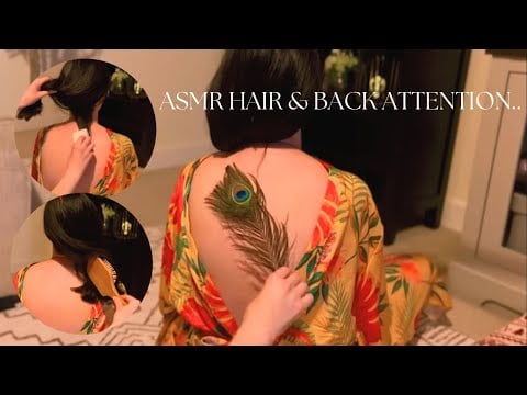 ASMR Soft Spoken Gentle Nervous System Reset | Scalp & Back Care ~ Real Person ASMR for Busy Minds.