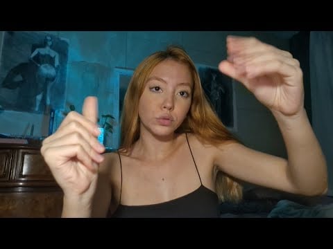 ASMR caseirinho - sons de boca, tapping, hand movements, siga minhas instruções, contagem regressiva