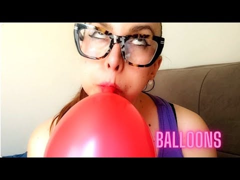 ASMR balloons sounds - layered sounds