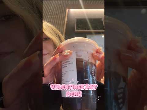 trying a Valentine’s Day menu drink 🎀💚 #asmrsoftspoken #valentinesday