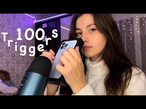 Asmr 100 triggers in 10 minutes 🪐Asmr sleep 😴 #asmr #asmrsleep #asmrtriggers