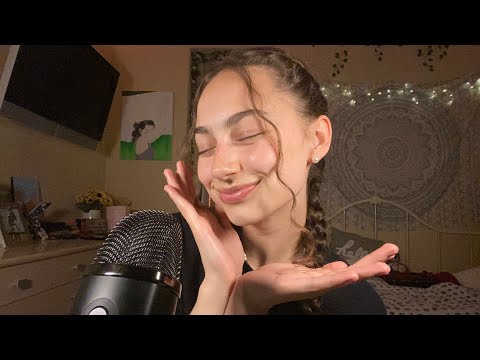 asmr positive affirmations + rainy day sounds