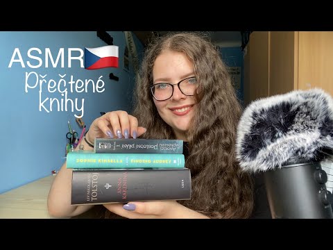 ASMR CZ Nově přečtené knihy | Whispers & Book Tapping📕❤️ (english subtitles)