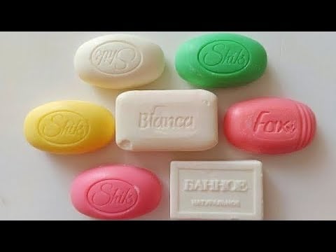 Dry Soap carving ASMR\ relaxing sounds\ No talking. Satisfying ASMR video\ Cutting soap