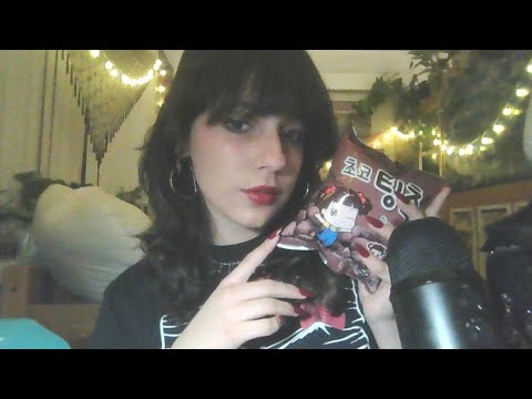 ASMR ♡ eating korean snacks (+ trytreats)