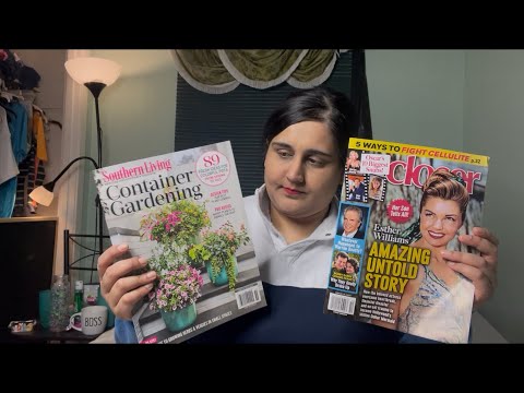 ASMR Magazine Flipping Through No Talking