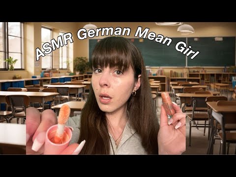 The German Mean Girl Does Your Makeup in Class 💄✨ ASMR Roleplay