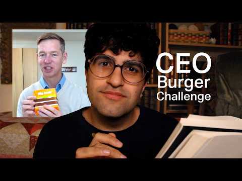 [ASMR] How To Eat A Burger (You're The McDonald's CEO)