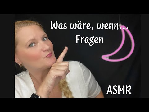 ASMR german  ⚠️ Extrem Tingly Whispering • facts about me - get to know me • was wäre, wenn…?