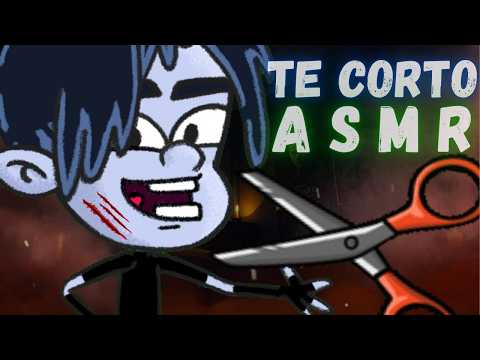 ASMR Tu amigo gótico te corta el cabello antes del concierto ✂🤘