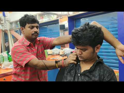 Indian head and upper body massage by surjo barber | Relaxing Neck cracking asmr massage