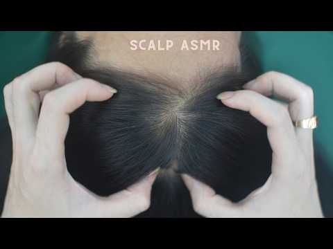 ASMR Real Person Head Scratching And Parting Hair, Hair Sounds Tingling For Stress Relief