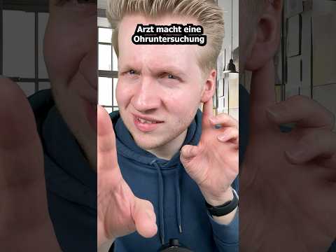 Arzt macht eine Ohruntersuchung #asmr