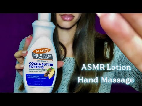 ASMR Lotion Hand Massage🧴(lofi minimal whispering, layered sounds)