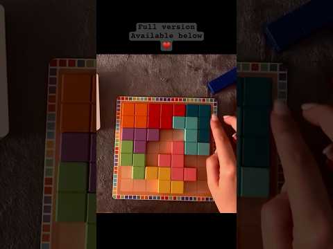 Cute wooden puzzle game #asmrshorts #whispers #whisperreading #relaxingasmr #mouthwhisper