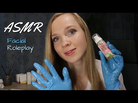 Kasvohieronta Käsineillä✨ ASMR SUOMI KOSMETOLOGI, Kasvohoito SPA Roleplay 💤 Personal Attention