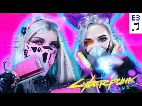 ASMR 🎵 Cyberpunk Cybercats Post-Op Care📡🤖😺 Cranial Nerve Exam, Ear Cleaning | Cinematic Sci Fi