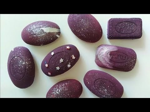Dry Soap carving ASMR\ relaxing sounds\ No talking. Satisfying ASMR video\ Cutting soap