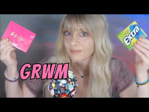 ASMR Gum Chewing GRWM & Life Update | Whispered