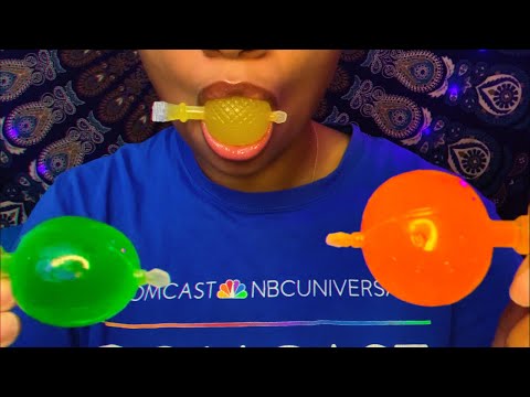 ASMR | TikTok Jelly Fruit | popping jelly🍍🍏🍋🍒🍇