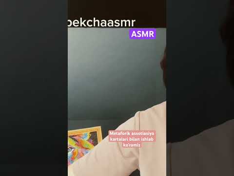 Asmr. Mak karta. Nimani hayotingizga kiritishingiz zarur orzuingizga yaqinroq bo’lish uchun? #асмр