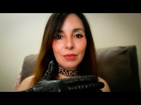ASMR MOUTH COVERING WITH LEATHER GLOVES: INTENSE WHISPERING -  KIDNAPPING ROLEPLAY 