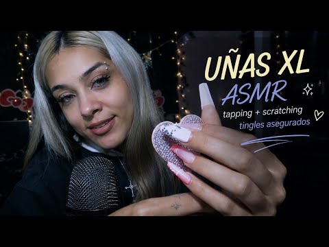 ASMR UÑAS XL 💅 tapping + scratching súper intensos (tingles asegurados)