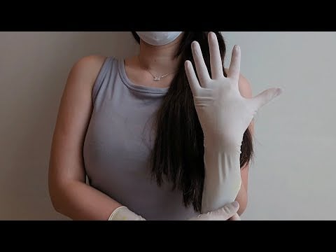 ASMR LATEX GLOVES 6 SIZE | NO TALKING, NO FACE - RAINIE ASMR