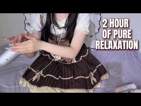 ASMR 2 Hours of Non-Stop Mic Tapping & Scratching for Deep Sleep 🛌