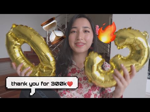 ASMR 300 quick TRIGGERS for 300k SUBS🔥♥️ ~ thank you