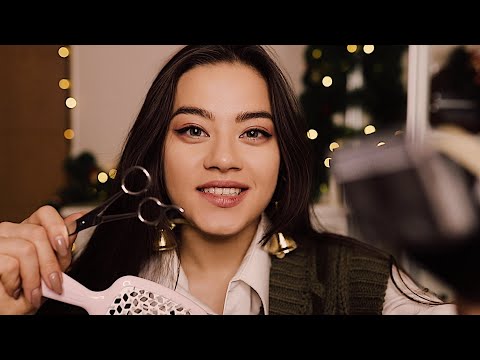 Trimming Santa's Beard| ASMR| Haircut| Hair Brushing| Personal Attention| Soft Spoken| Role Play