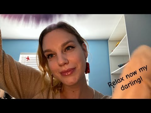 [ASMR] Fast & Aggressive Face Touching With Latex Gloves + Face Brushing 