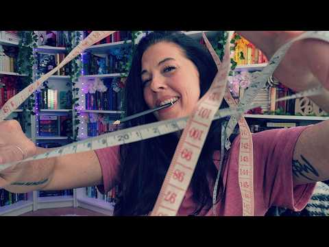 ASMR- Weird Friend Measures You For A Project (Semi Inaudible Whispers, Writing Sounds)
